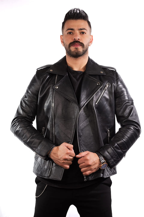 Jacket leather for men