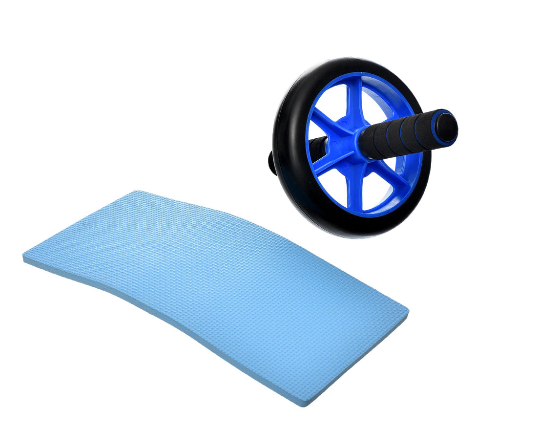 High Quality Abdominal Exercise Wheel For Weight Loss - Blue Black