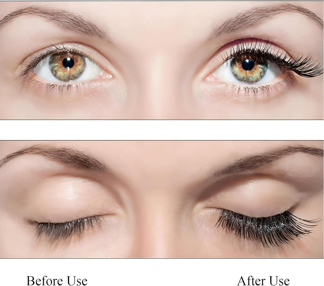 Natural Magnetic Eyelashes, Reusable No Glue, Full Set for Upper and Lower Lashes, Easy to Apply and Remove