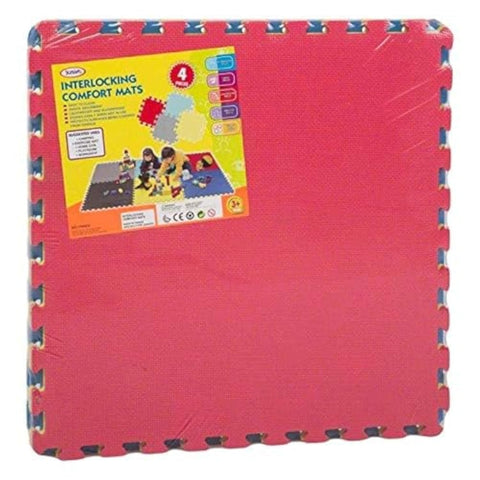 Protective Floor Rubber Mat (4 Pieces)