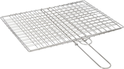 Lux Grill Net 30# 40cm with 30cm Handle Nickel Chrome Coating Rust Resistant (Large)
