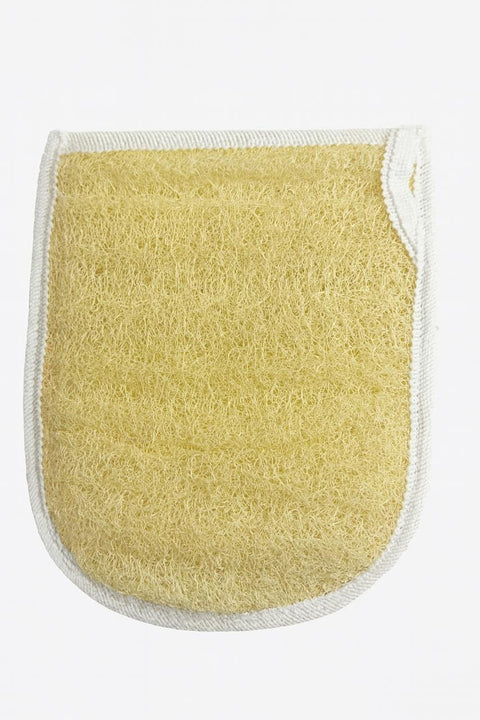 Treprof TRE-5143 Natural Oval Glove Double-Faced Massage Loofah for Bath, Spa, and Shower – Blue – Pack of 1