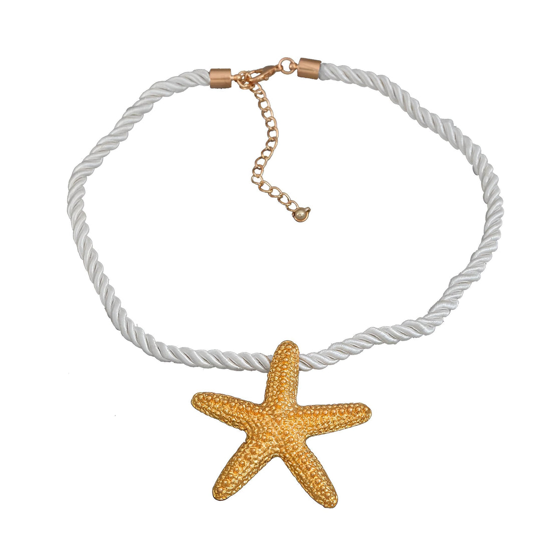 Beach jewelry set-gold sea pendant necklace with bold pendant design, perfect for beach parties, summer clothes, and trendy sea views