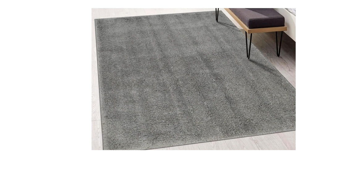 Mac Carpet Mira Shaggy runner Size : 78x114 cm- Grey Color