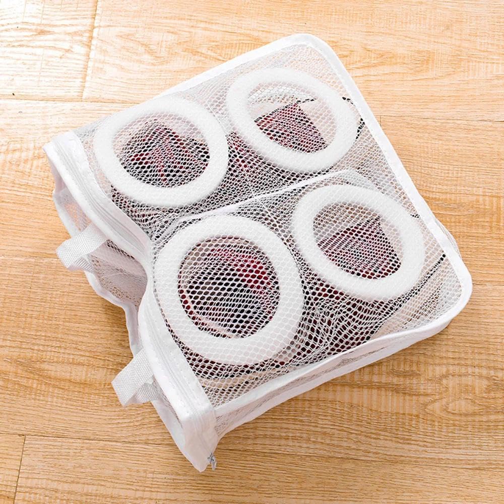 Travel Shoe Wash Bag for Sports Shoes Storage Protect Dry Carry Safe (200 Pieces) for Limited Time - Shoe Washing Bag and Mesh Laundry Bags