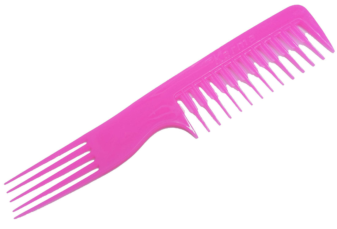 Comb hair styling and hair removal 2 in 1 color Pink