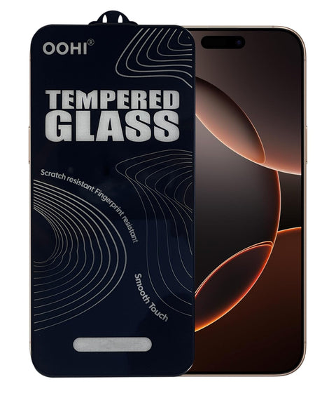 Tempered Glass Screen Protector Anti-Glare & Anti-Fingerprint for Apple iphone (16 pro max)