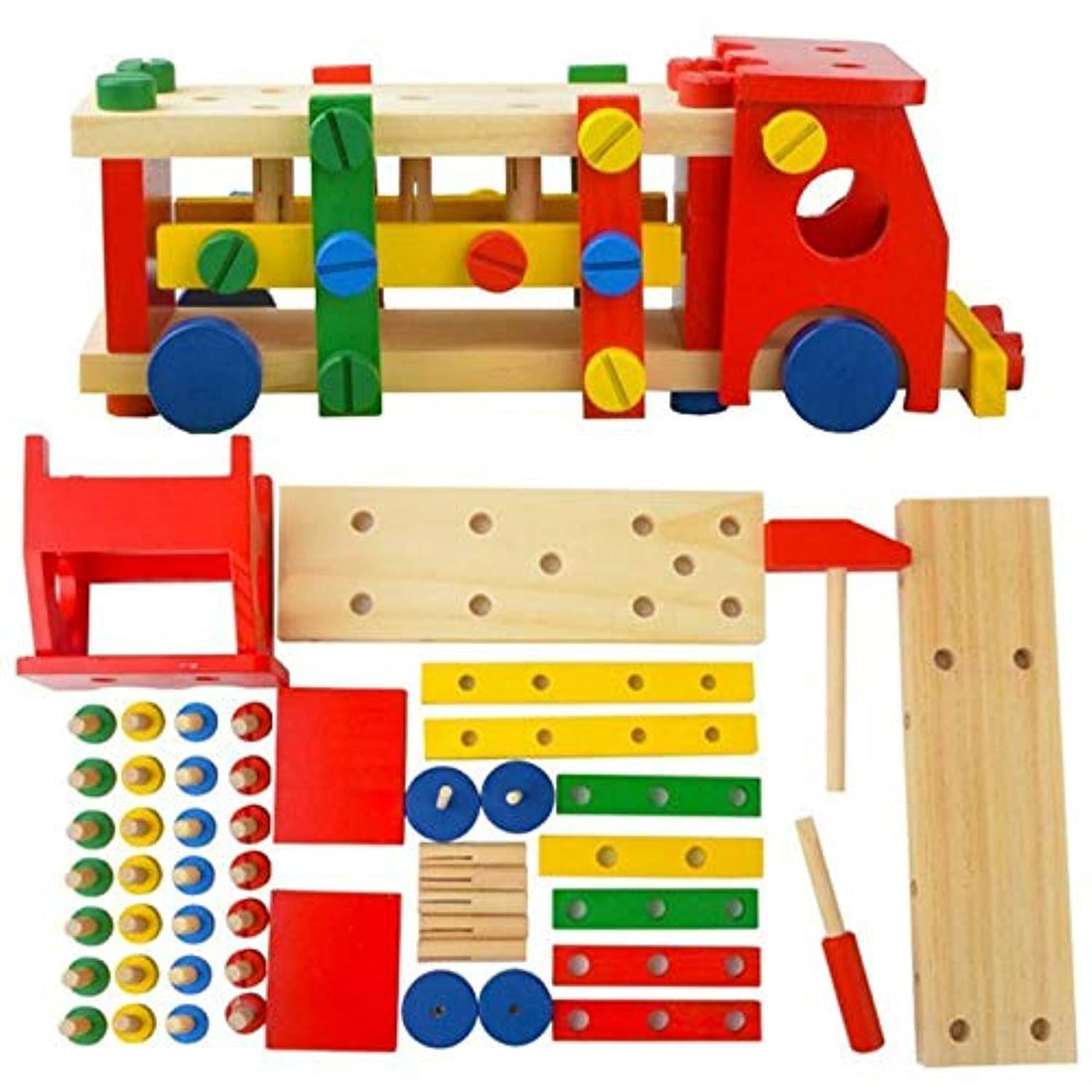 Mikano Wooden Car Toy - Car - Unisex - Ages 3+