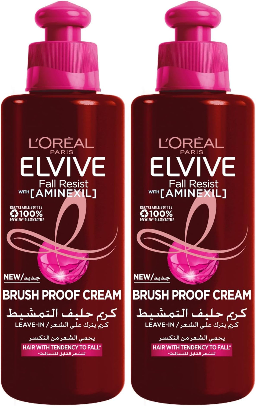 L’Oréal Paris L'Oréal Paris Elvive Leave In, Full Resist Push Pull Hair cream, 200 Ml (Pack of 2)
