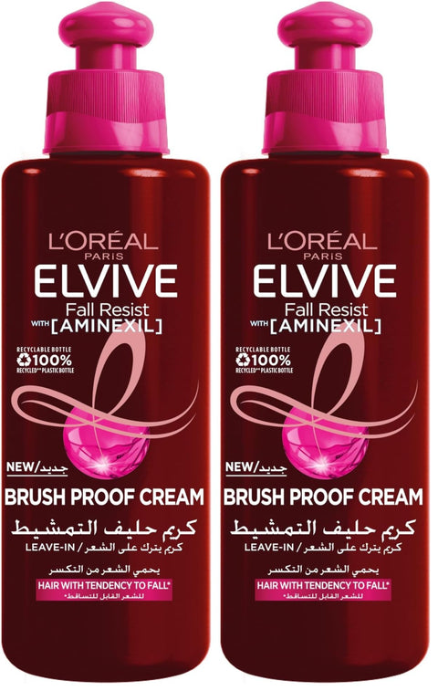 L’Oréal Paris L'Oréal Paris Elvive Leave In, Full Resist Push Pull Hair cream, 200 Ml (Pack of 2)