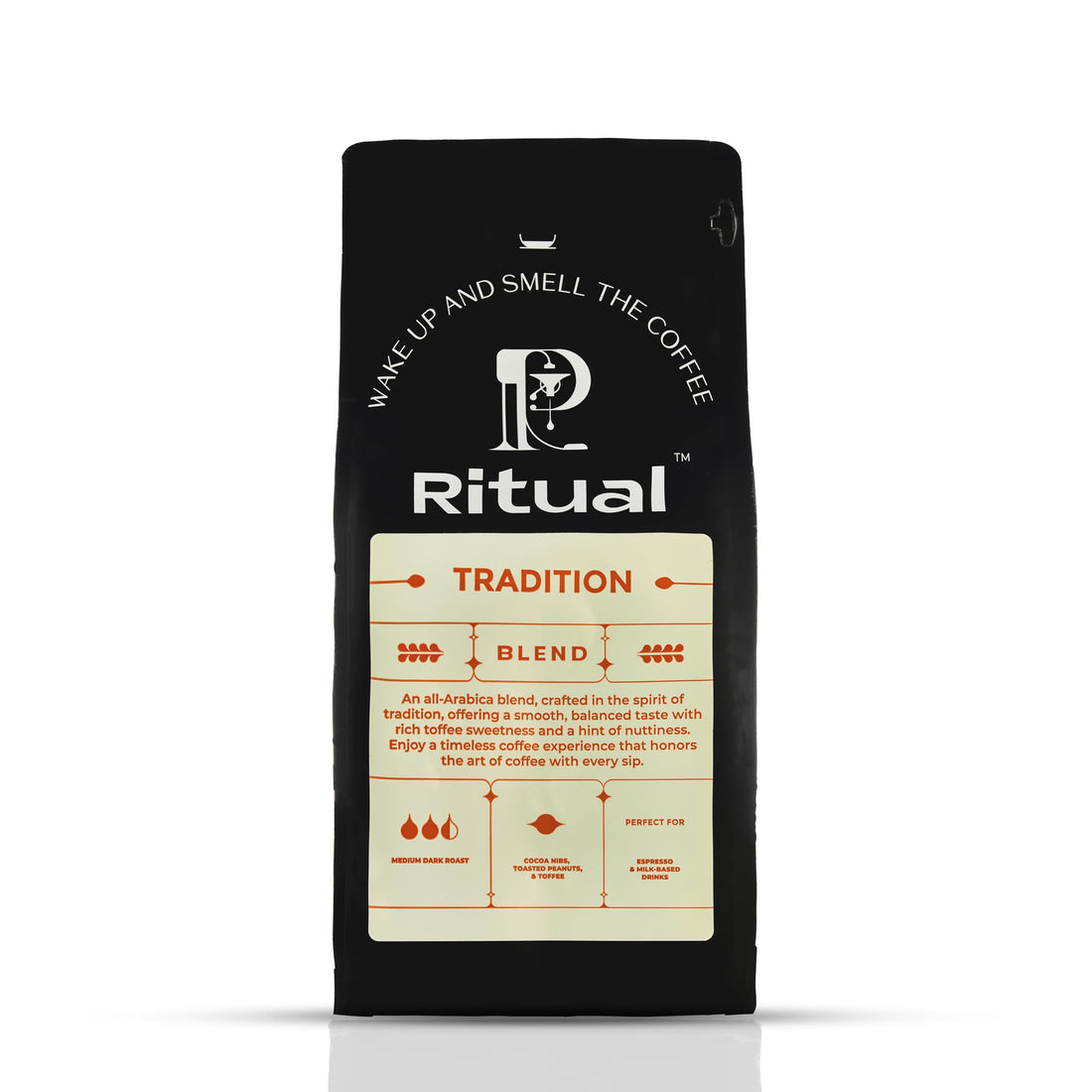 Tradition Blend Medium Dark Roasted Whole Beans 500g