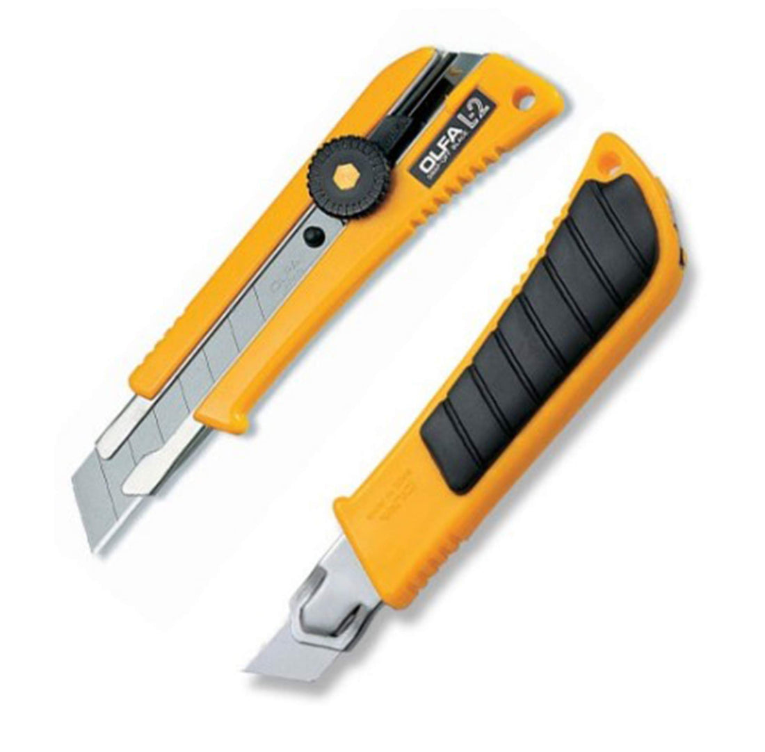 Olfa - L-2 Heavy Duty Cutter W/Rubber Grip