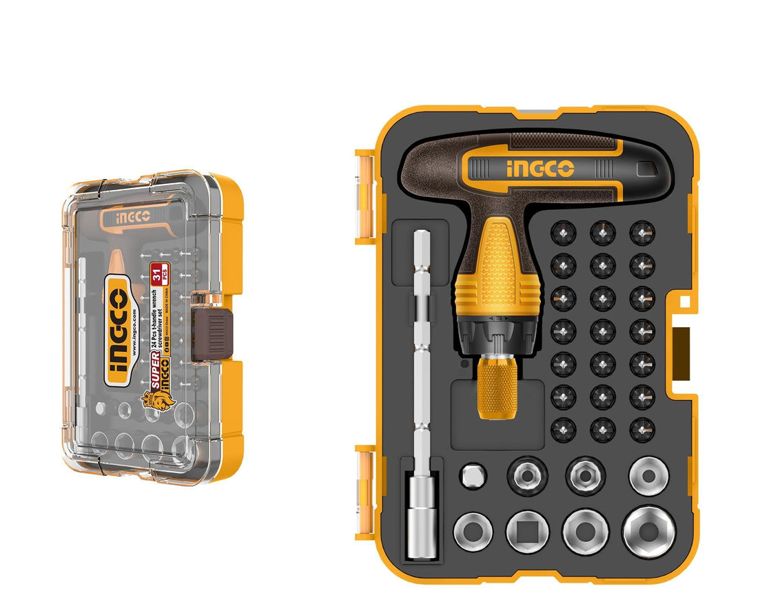 INGCO 31 Pcs Thandle wrench screwdriver set