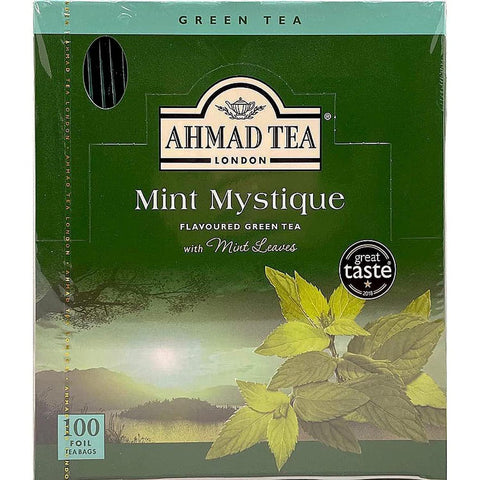 Ahmad Tea Green Tea With Mint 100 Teabags