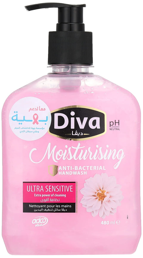 Diva Liquid Hand soap 480 Ml Ultra Softness