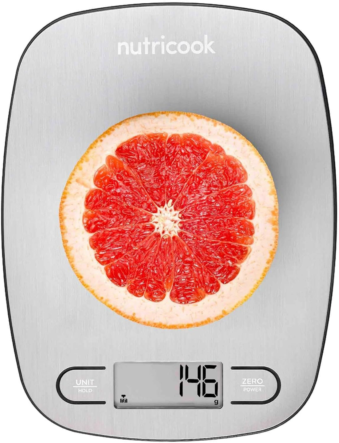 Nutricook Digital Kitchen Scale Eko, 5Kg Capacity, Stainless Steel Food Scale For Baking And Cooking - 4 Weighing Sensors, Tare/Zero, Auto-Off & Auto Calibrate Function,2 Years Warranty