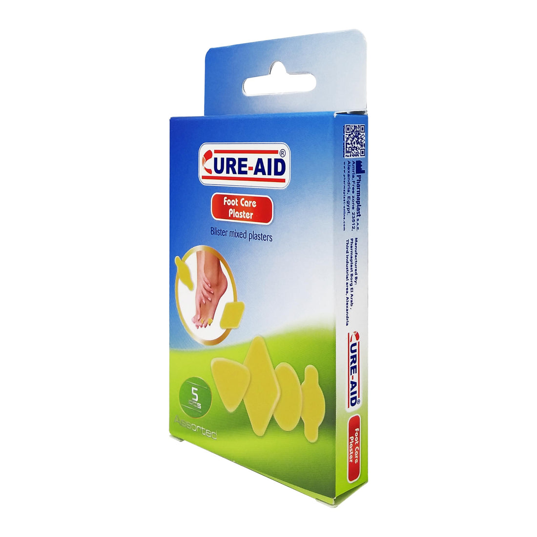 Cure-Aid Foot Care Plasters - 5Pcs