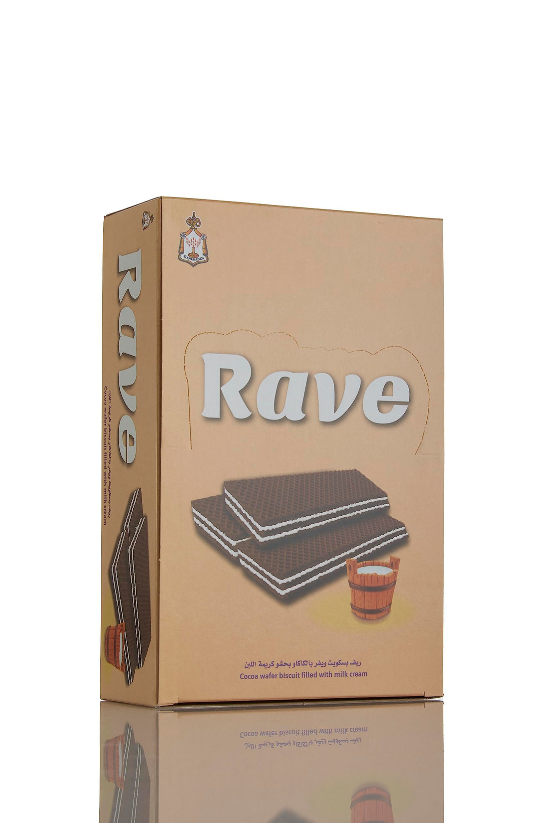 Rave Cocoa Wafers Filled with Milk Cream Set Of 12