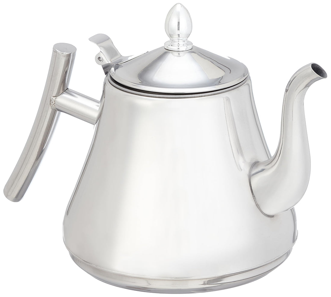 Home Care RR-13 1L Stainless Steel Pitcher Sleek Kitchen Beverage Storage, Pack of 1 - Stainless Steel