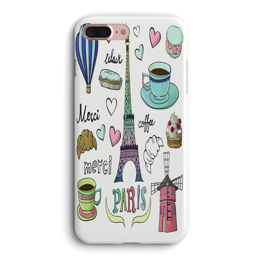 Paris Collection Back Cover For iPhone 7/8 Plus