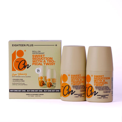 Roll-On, Vanilla Coconut Crush, 120 ml, Pack of 2 Offer