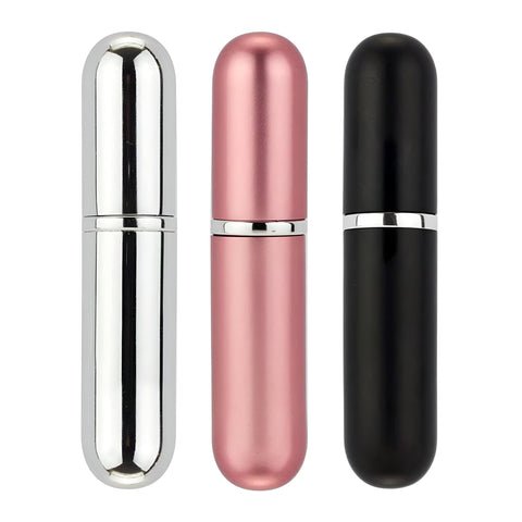 Travel Spray Bottles - Compact Empty Perfume Bottles with Pump, Perfect for Easy Travel Refill (5ml, Pack of 4)