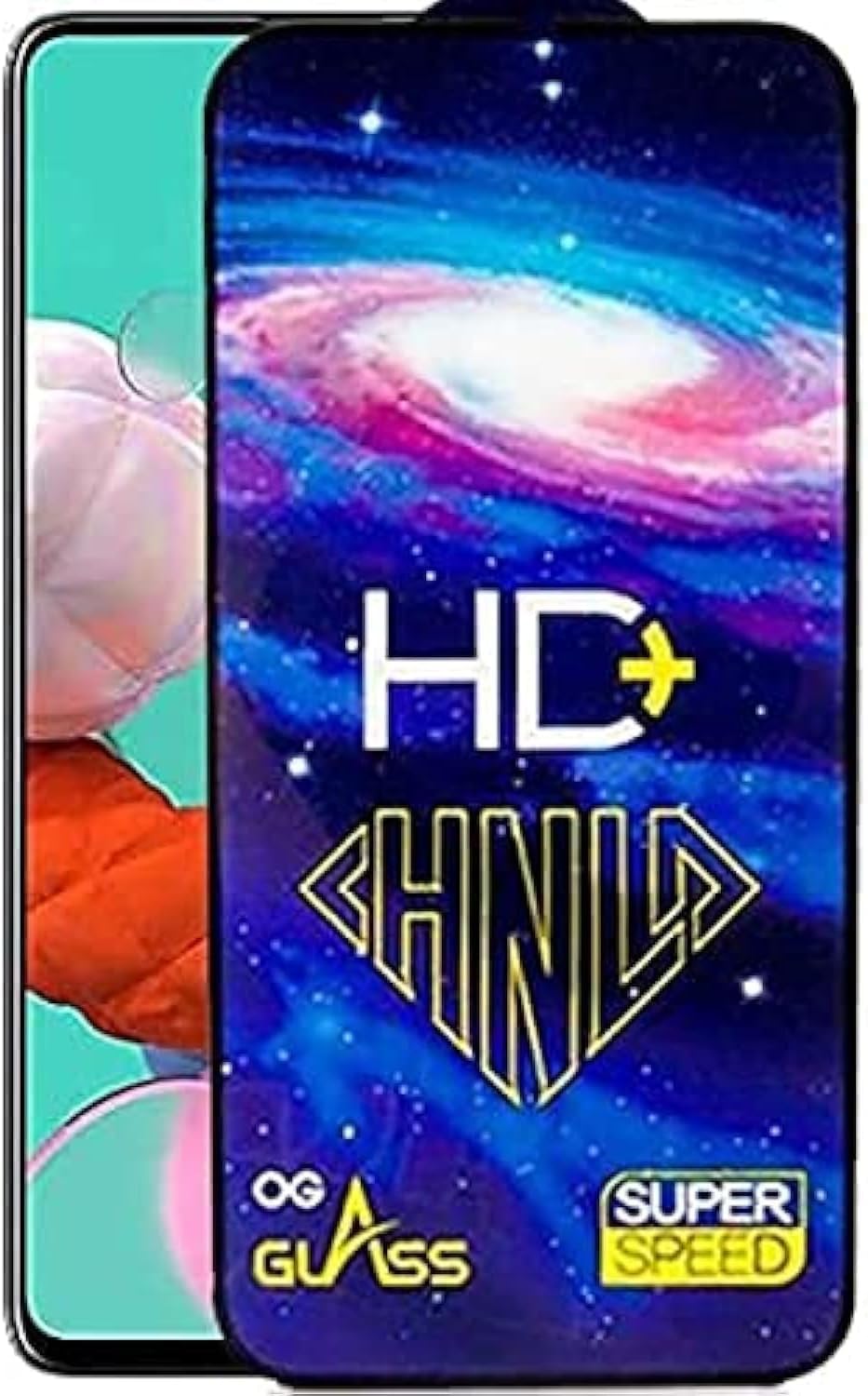 Screen Protector HD+ Full Screen Protector with Black Frame Compatible with Redmi Note 10 4G / Redmi Note 10s