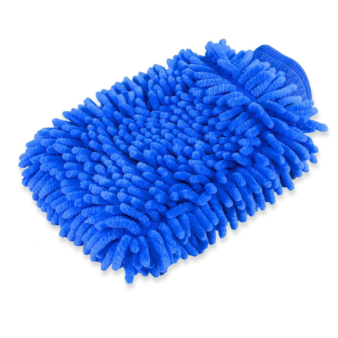 House Cleaning and Car Wash Mitts, Home Dusting Microfiber Gloves, Washing Clean Polish Faster (2-Pack, Blue)
