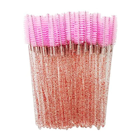 Eye Shadow Applicator - New Disposable 50 Pcs/Pack Eyelash Eye Lash Makeup Brush Mini Mascara Wands Brush Eyelash Extension Tool (A4 Russian Federation)