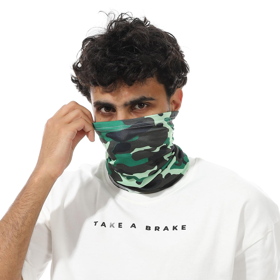 Camouflage Neck Gaiter Multifunctional Face Mask Dust Sun Protection Stylish Sports Scarf for Men Women Perfect for Running, Cycling, Trekking, Travel, Outdoor Activities