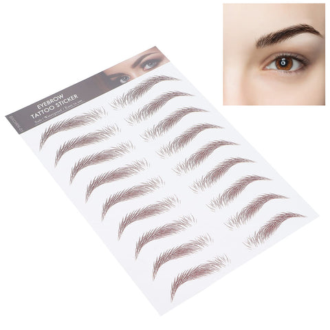 Eyebrow Transfer, Tattoo Sticker Eyebrow Transfer Sticker for Women, Tattoo Stickers Eyebrow Tattoos(Brown-01)