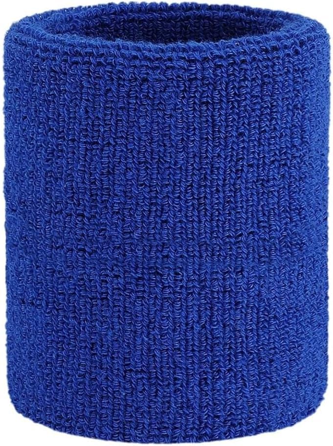 Cotton Sweat Band Sports Elastic Stretchy Sweatband for Men and Women for Tennis, Gymnastics, Basketball, Football, Running, Baseball, Gym