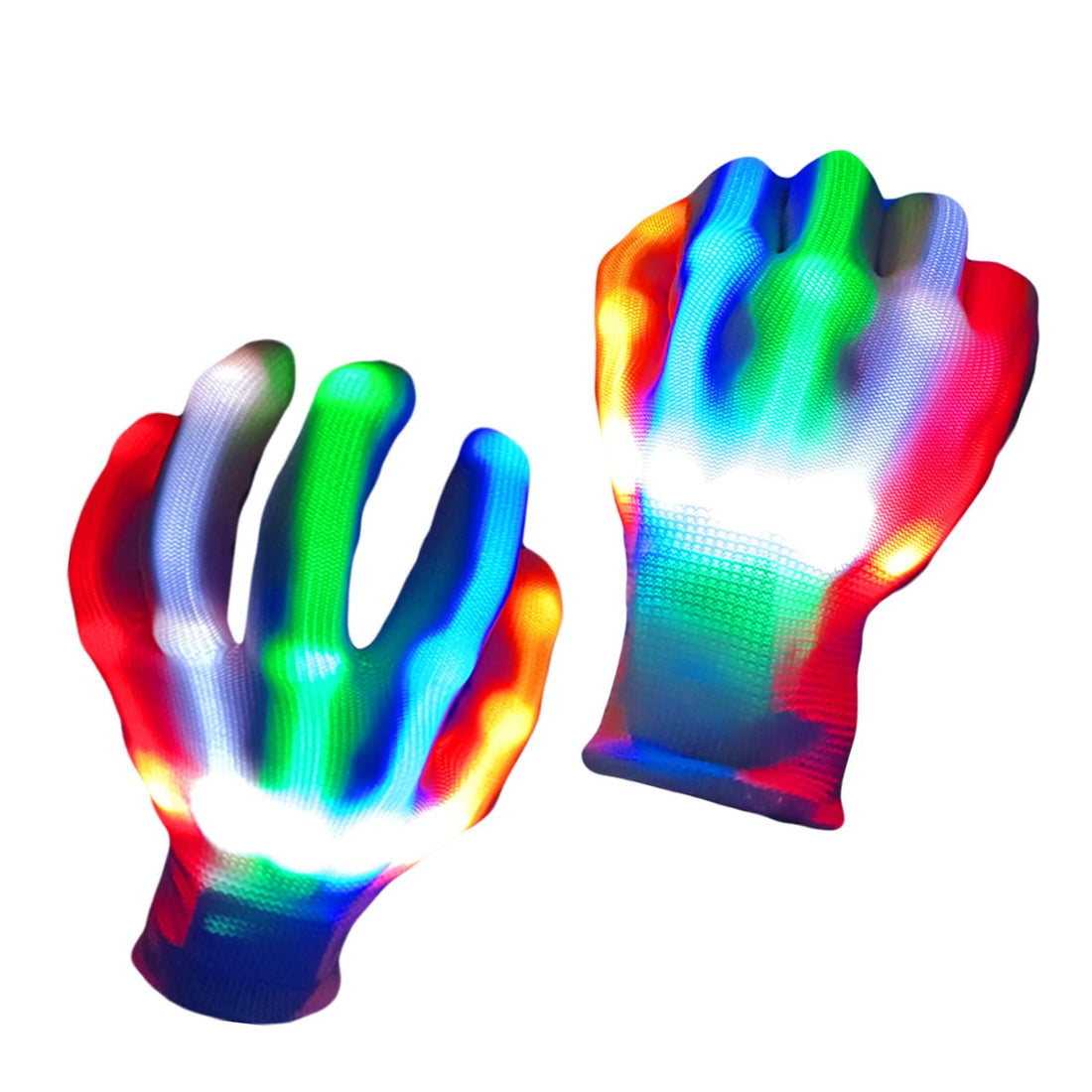 Led Light up Gloves for Kids and Adults Stocking Stuffers Halloween Christmas Easter Birthday Parties Gifts