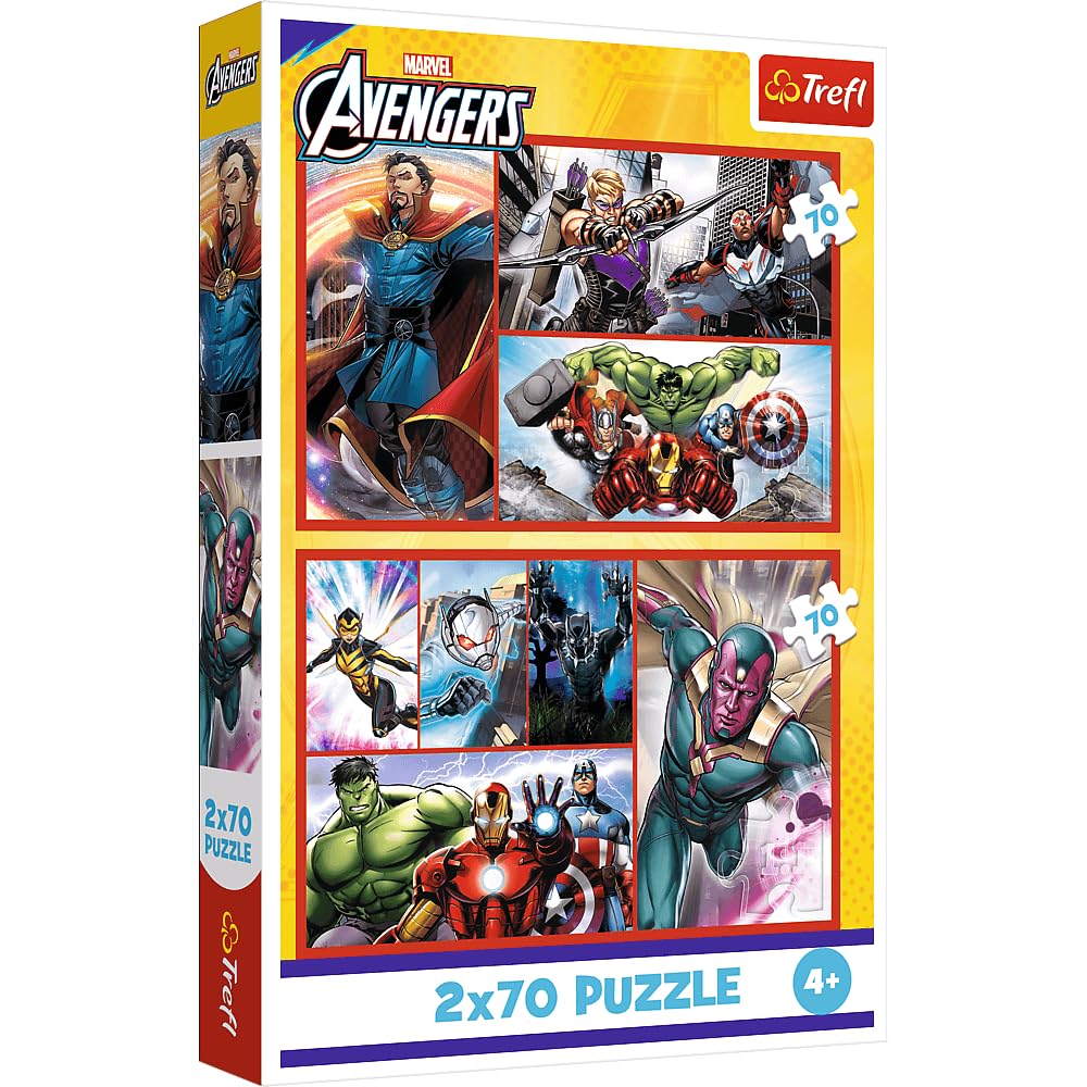 Puzzles - "2x70" - Become a hero/Disney Marvel The Avengers_FSC Mix 70%