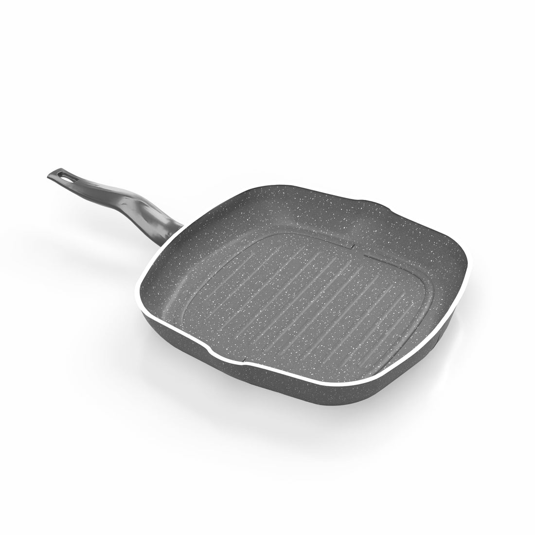 28 cm Premium Granite Wok in Voilet with a durable 5 mm body for excellent heat distribution. Premium non-stick granite coating ensures healthy cooking and easy cleaning.