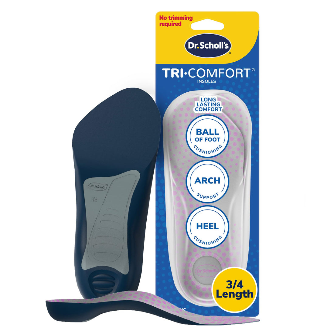 Dr.Scholl's Comfort Tri-Comfort Insoles For Women US Size: 6-10