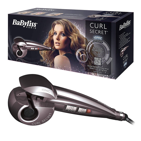 Babyliss Curl Secret Ceramic Hair Styler Curler Tongs With Auto Curl Technology – International Warranty – C1100E