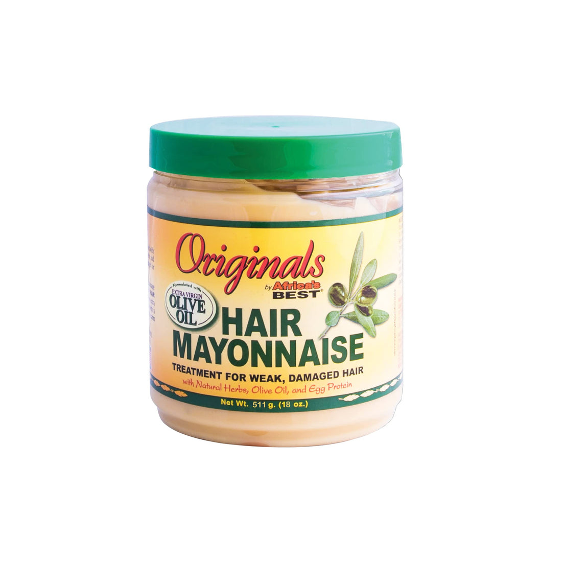 Africa's Best Organics mayonnaise with olive oil damaged hair 521 ml US