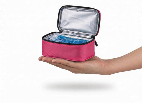 Thermal Cooler Medicine Case with Aluminum Insulation and Inner Foam – Reusable Cooling Gel Bag – Ideal for Diabetes & Daily Travel