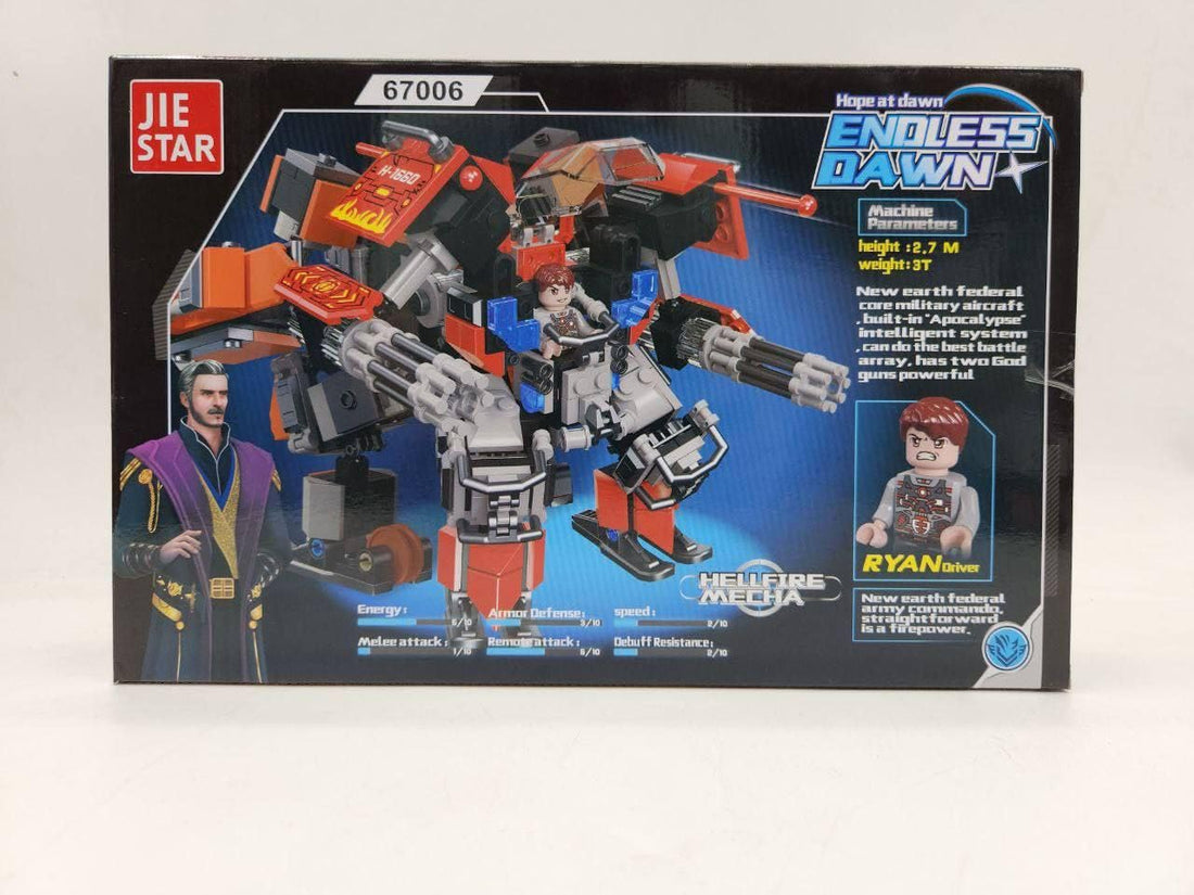 HELL FIRE MECHA ENDLESS DAWN BUILDING BLOCKS 311PCS HIGH QUALITY
