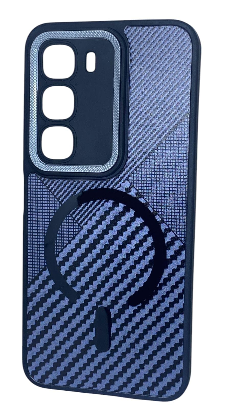 3mara store Compatible with Infinix Hot 60i Carboni Striped Youth New Premium Quality Shockproof Case Cover (3)