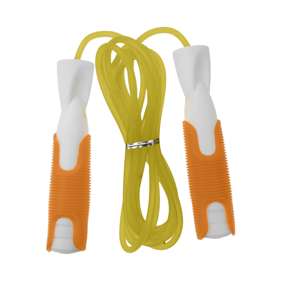 Jump Rope Professional Skipping Rope Gym Home Fitness Rapid Speed -White And Orange