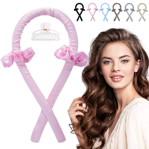 Heatless Curling Headband, Einen Heatless Hair Curling Rollers for Sleeping in Curly Headband with Hair Clips for Women's Nighttime Hair Styling Tools for Long Hair (Multicolor)