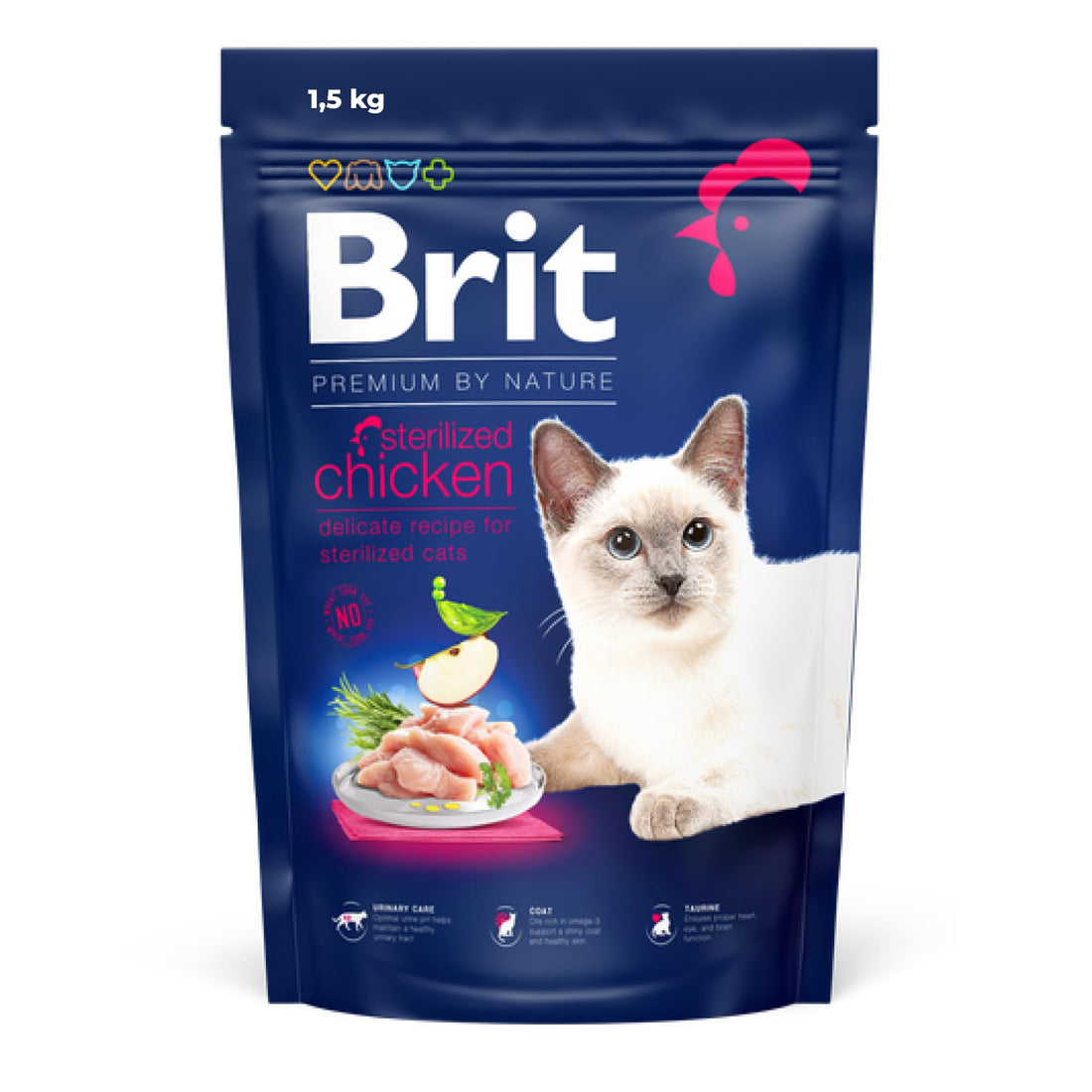Brit Premium by Nature Cat Sterilized Chicken 1.5 kg