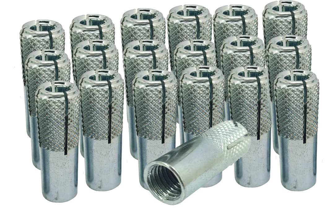 Fisher Akmon Galvanized Metal Stainless Steel Non-Rust Fastening Screws - Size 8 mm - 20 Pieces - Kaber Egypt 2020