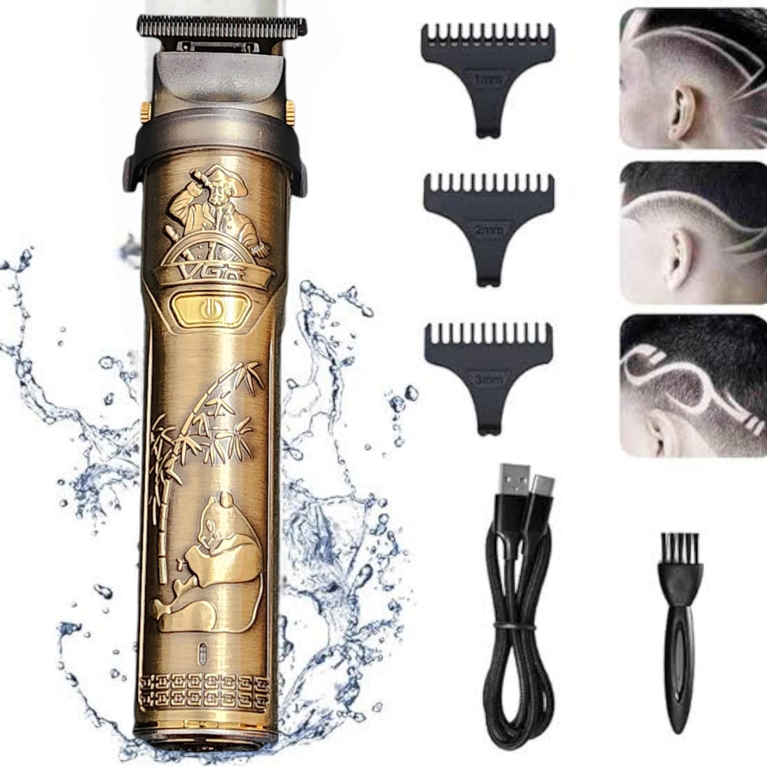 vgr Professional Razor Zero Razor Ceramic Blade Self Sharpening Adjustable Blade Angle Folding Hanging Ring 1200ml Battery Direct Charge