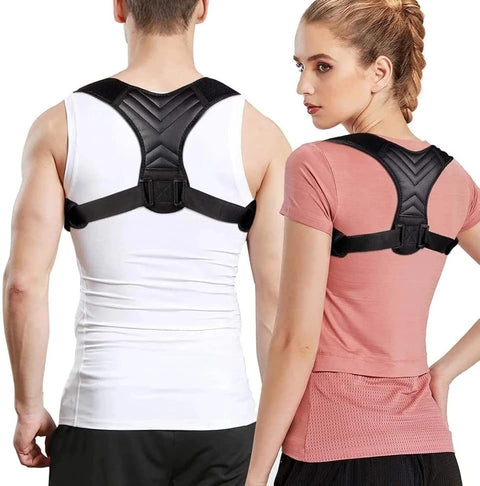 FAZTER™ Extreme Posture Corrector for Clavicle Support, Adjustable Back Straightener and Providing Pain Relief from Neck, Back & Shoulder for Men and Women - Free Size