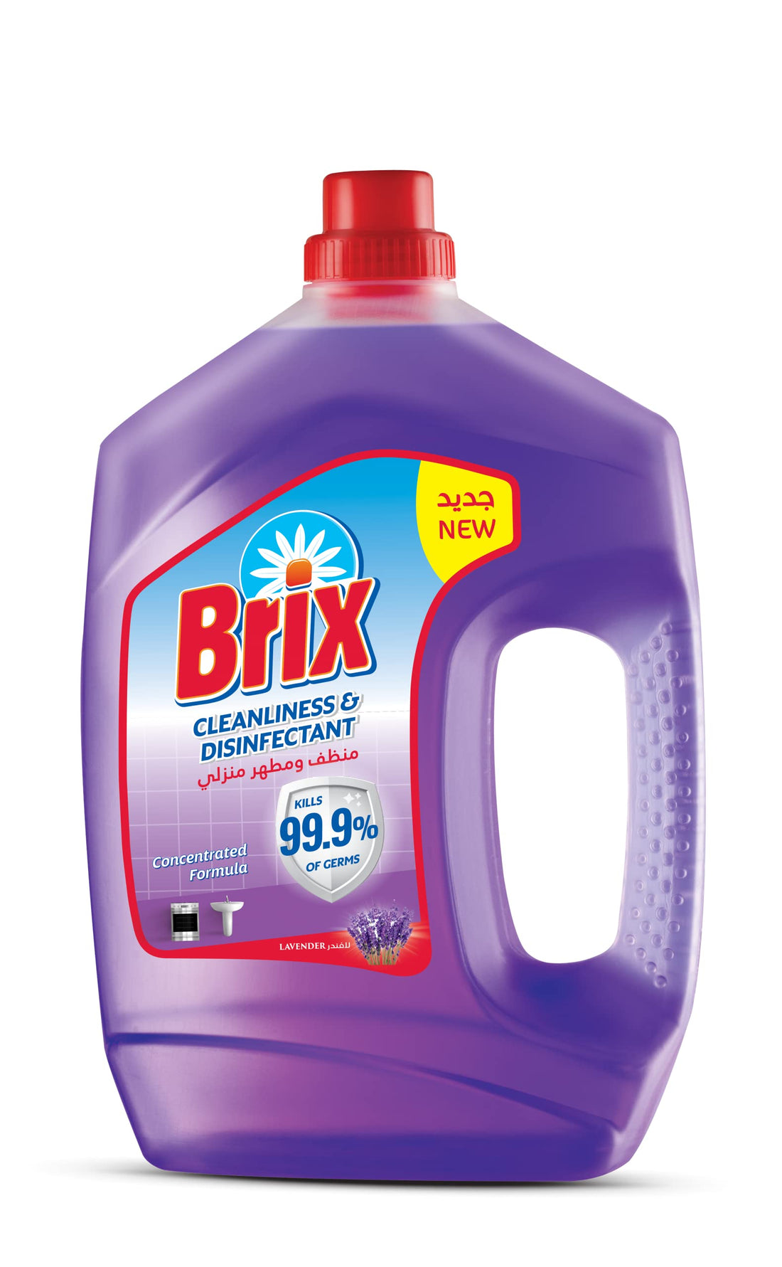 Brix Home Disinfecting Cleaner, Lavender Scent - 3 Liter