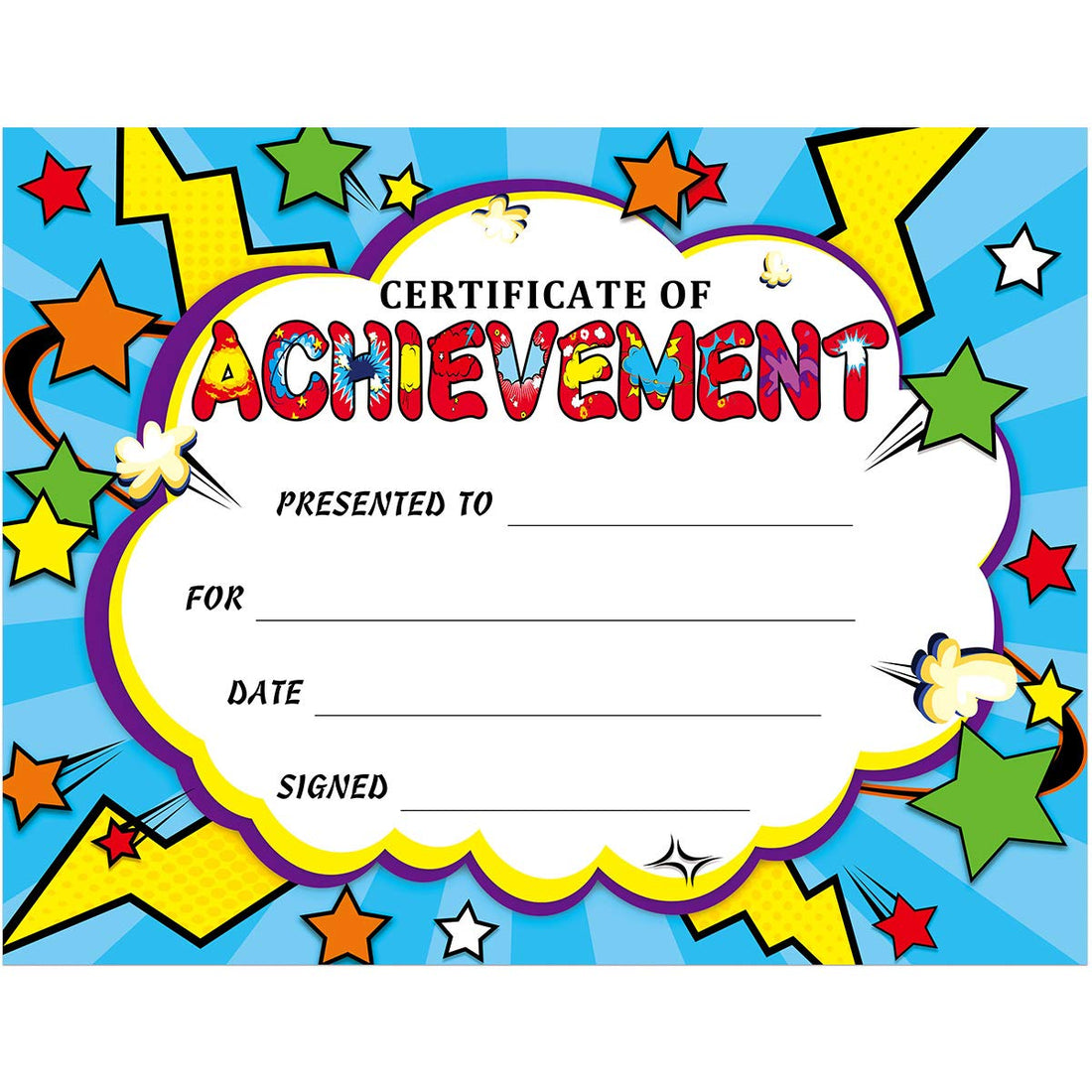 FANCY LAND Certificate of Awards Certificates 30Pcs End of School Year Back to School Graduation Classroom Students Supplies