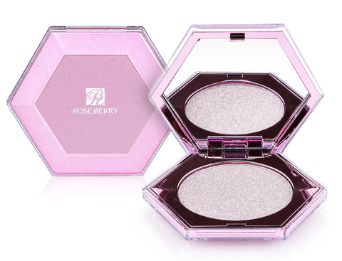 Rose Berry - Highlighter Powder, Diamond Bomb, All Over Diamond Veil Glow for Face, Smooth Blendable Lightweight Highlighter, Bright Diamond Shine Effect, 8.5 GM, Model - RB-1220 (R01)